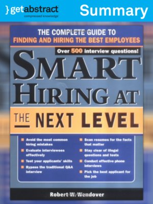 cover image of Smart Hiring at the Next Level (Summary)